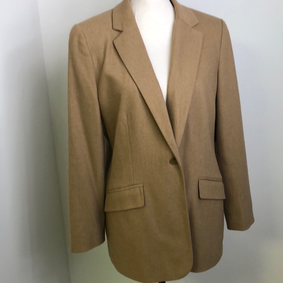 Lands' End Jackets & Blazers - Lands End Wool Camel Hair Blazer